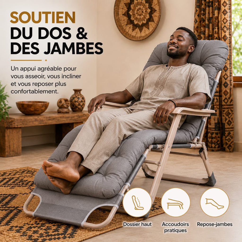 Fauteuil Relax Pliable Kainaiya